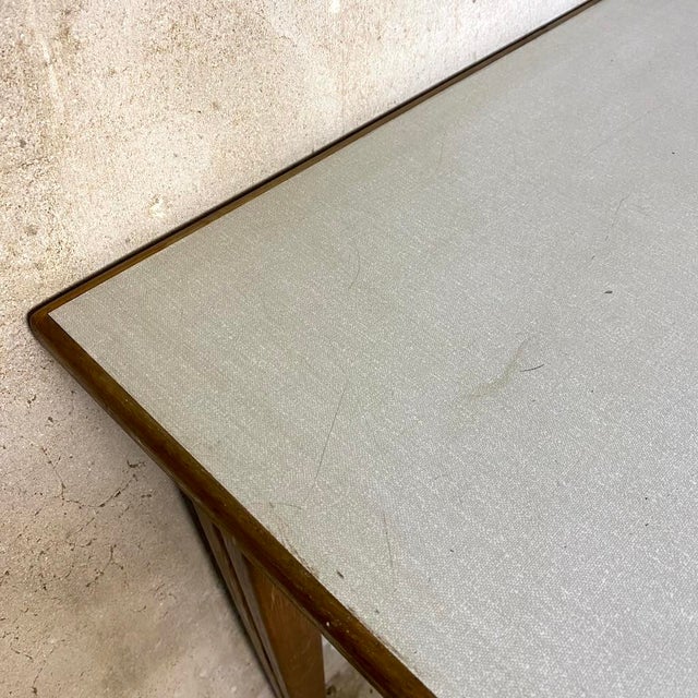 1960s Vintage Desk in Wood and Formica, 1950s For Sale - Image 5 of 12