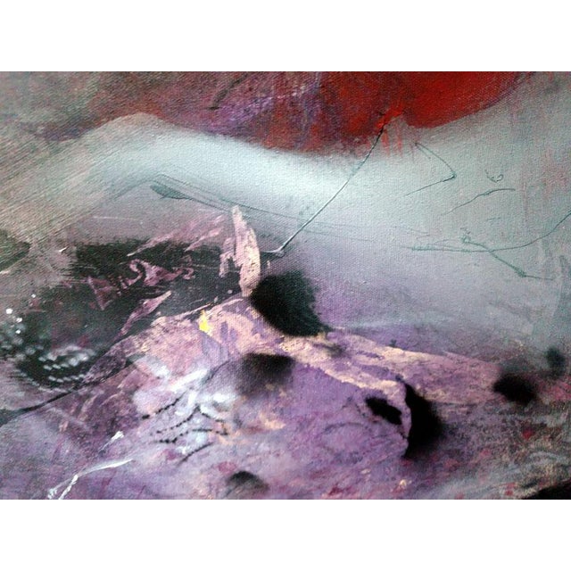 Ovidiu Kloska, Metaphysical Nocturne in Stardust, Mixed on Canvas For Sale - Image 12 of 13