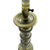 Mid Century Modern Brass Tone Stacked Cylinder Table Lamp- A Pair For Sale - Image 12 of 12