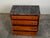 French 1930s Empire Style Walnut Commode with Grey Marble Top and Black Columns For Sale - Image 12 of 12