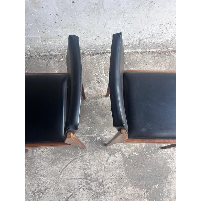 Mid-Century Modern Dining Chairs, 1960s, Set of 2 For Sale - Image 3 of 9