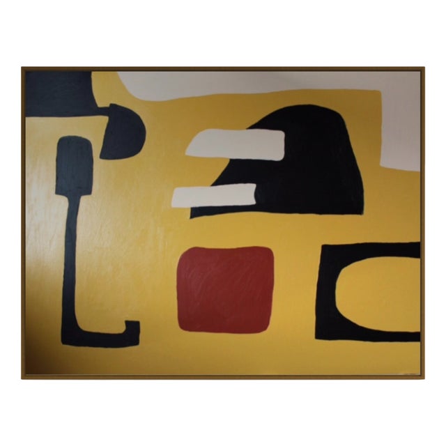 Bodasca, Like a Miro, Acrylic on Canvas For Sale