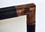 Mid Century Wall Mirror by Pierre Lottier With Leather Wrapped Frame For Sale - Image 9 of 10