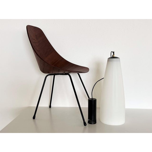 Mid-Century Modern Italian Pendant Light in Milky White Glass, 1970s For Sale - Image 15 of 17