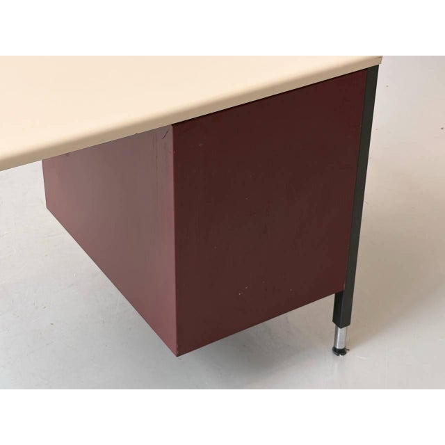 Bigla Desk in Tubular Steel with Metal Frame, 1970s For Sale - Image 11 of 18