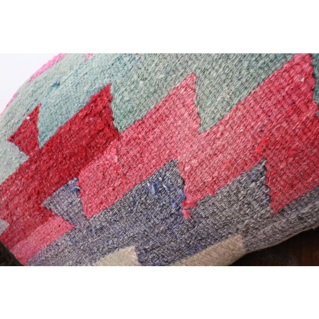 Mid-Century Modern Turkish Kilim Decorative Pillow Cover - 14"x23" For Sale - Image 3 of 10