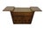 Wood Mid-Century Modern Broyhill Brasilia Walnut Flip-Top Server For Sale - Image 7 of 11