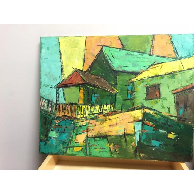Abstract Late 20th Century Original Abstract House Painting For Sale - Image 3 of 10