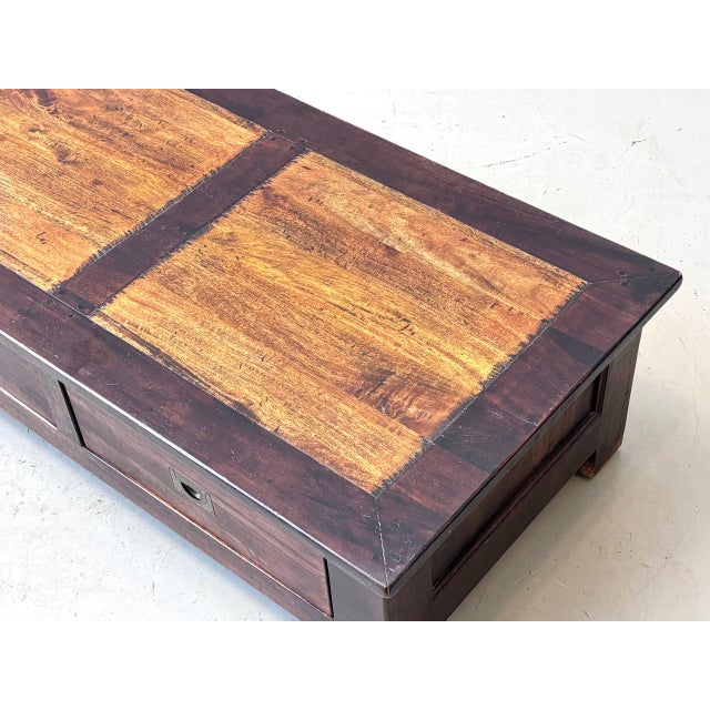 Colonial Coffee Table with Drawers For Sale - Image 9 of 16