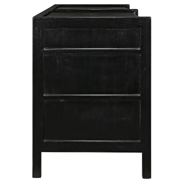 Not Yet Made - Made To Order NOIR Hampton 6 Drawer Dresser, Hand Rubbed Black For Sale - Image 5 of 8