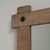 Brutalist 19th Century France Brutalist Red Wood Mirror For Sale - Image 3 of 8