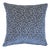 Schumacher X Timothy Corrigan Madeleine 20" Pillow in Midnight For Sale