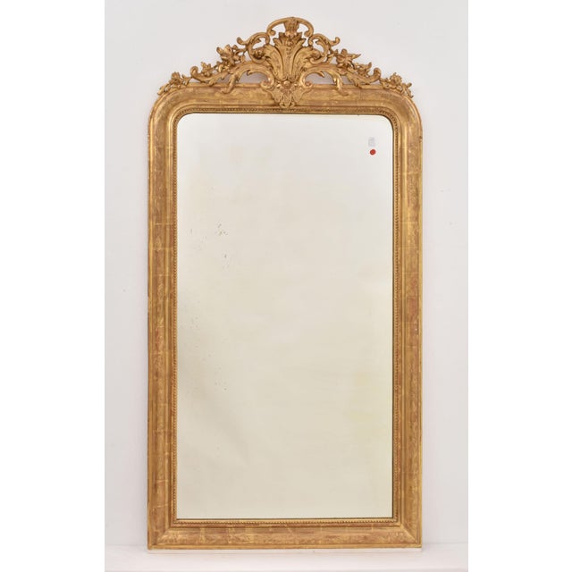 Antique Rectangular Wall Mirror, 1800s For Sale - Image 11 of 11