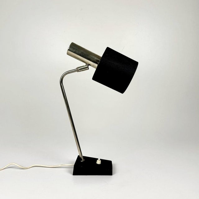 Metal Mid-Century Modern German Adjustable Desk Lamp, 1970s For Sale - Image 7 of 7
