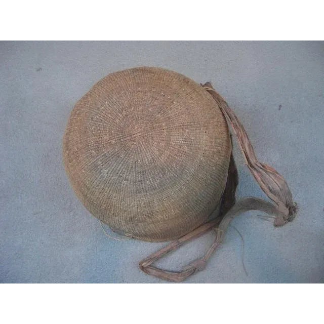 Vintage Yanomami Gathering Basket With Handle For Sale - Image 9 of 12