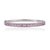 Pink 925 Sterling Silver Geometric Hinged Bangle With Mixed Cut Pink Sapphires - Caratandher For Sale - Image 8 of 15