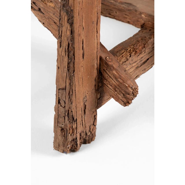 Brown 18th Century Spanish Walnut Side Table For Sale - Image 8 of 11