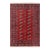 Shabby Chic Bokhara Red/Rust Hand Knotted Wool Rug For Sale