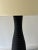1990s Large Black Ceramic Table Lamp, 1990 For Sale - Image 5 of 7