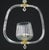1950s 1950s Charming Murano Glass Art Deco Pendant Chandelier by Ercole Barovier For Sale - Image 5 of 14