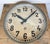 Large Brown Industrial Factory Wall Clock from Chronotechna, 1950s For Sale - Image 13 of 18