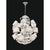 Collection regina chandelier, metal and crystal, ncs 219/15 ws by jago dimensions: d 75 x h 80 cm. Materials: metal,...