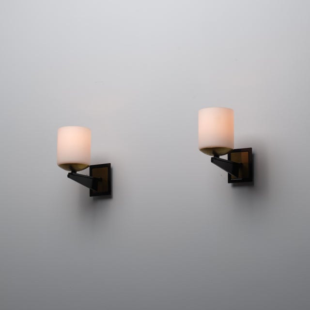 1950s Mid-Century Modern Italian Wall Sconces, 1950s, Set of 2 For Sale - Image 5 of 6