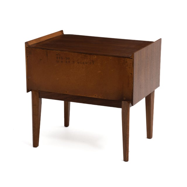 1960s Lane First Edition Walnut Nightstand Mid Century For Sale - Image 5 of 13