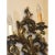 1990s Hand-Carved Wood Sconce Featuring Three Lights For Sale In Dallas - Image 6 of 12