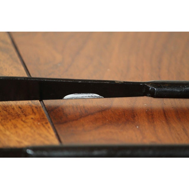 Pair of Sleek, Modernist Wrought Iron Candle Sconces For Sale - Image 6 of 6