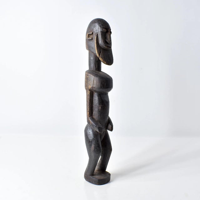 Early 20th Century Dogon Standing Male Figure with Beard Mali For Sale - Image 4 of 16