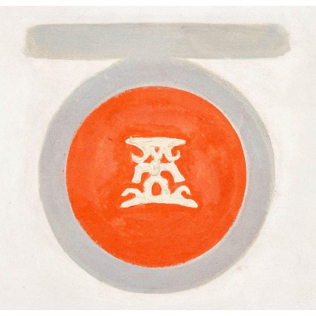 Agudelo (XX), Abstract Composition Assemblage, Oil on Board with Collage Elements, 1966, strings mounted to left side and...