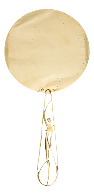 Hand Mirror from Werkstätte Hagenauer Wien, 1930
