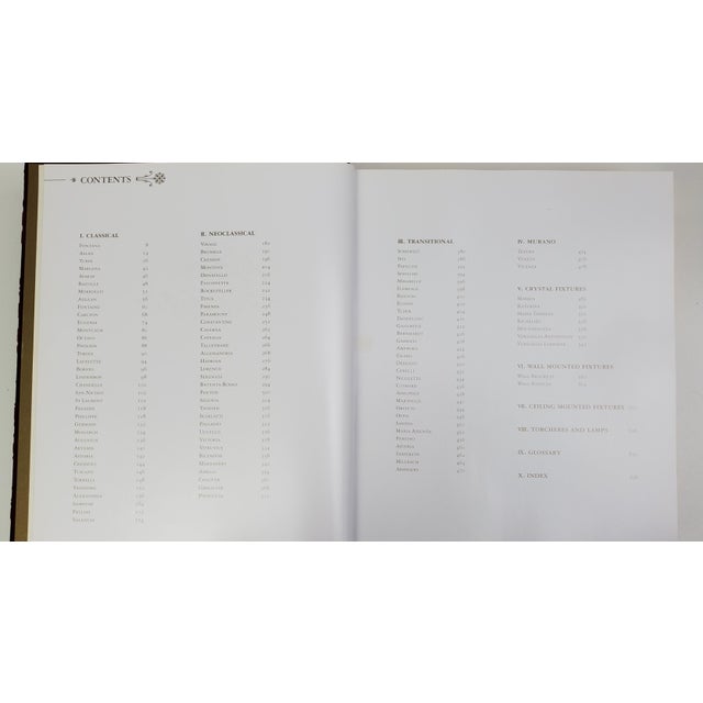 Cristal World's Finest Red Velvet Gold 2006 Lighting Catalog Coffee Table Book For Sale In Milwaukee - Image 6 of 9