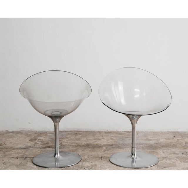 1970s Vintage Space Age Eros Armchairs by Philippe Starck for Kartell, 1970s, Set of 2 For Sale - Image 5 of 12