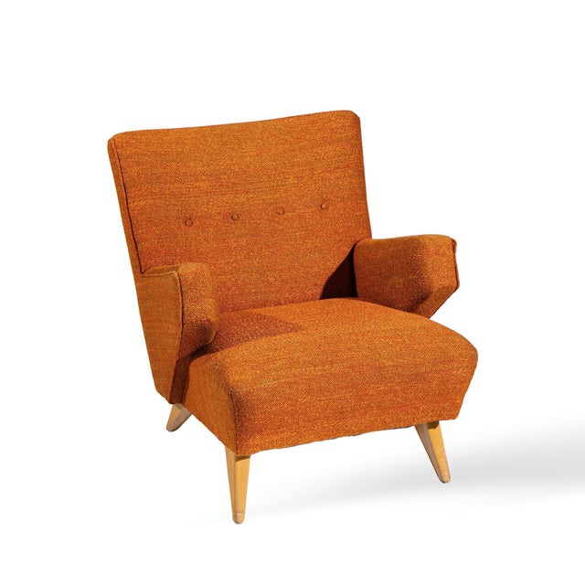 Jens Risom for Knoll Mid Century Lounge Chairs - Pair For Sale - Image 12 of 12