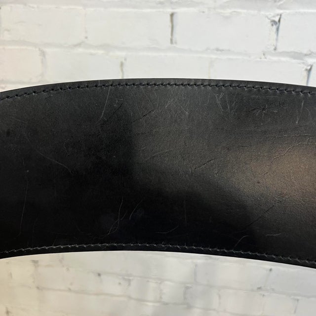 Cy Mann Post-Modern Leather Barstools For Sale - Image 12 of 13