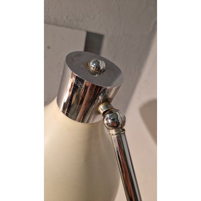 Silver Chromed Brass Floor Lamp from Stilux Milano, 1960s For Sale - Image 8 of 14