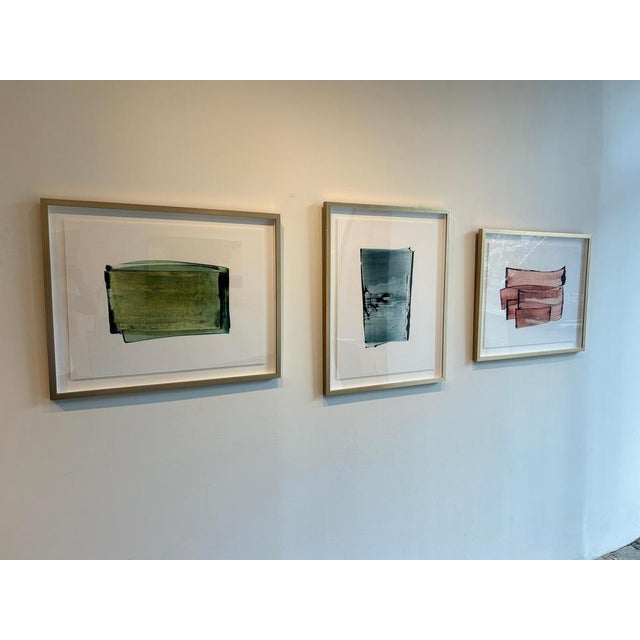 Emma Godebska, Lagoon 05, Pigment on Paper, 2021, Framed For Sale - Image 4 of 5