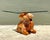 Vintage Carved Wood Camel Glass Table For Sale - Image 12 of 17