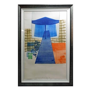 Robert Rauschenberg Glacial Decoy Series (Lithograph Iv) 1980 For Sale