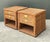 Brown Vintage Braided Rattan Nightstands - A Pair For Sale - Image 8 of 14