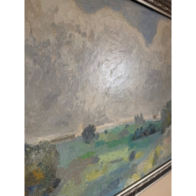 Figurative Original Framed Countryside Landscape Painting by Michael Baxte (1890-1972) For Sale - Image 3 of 11
