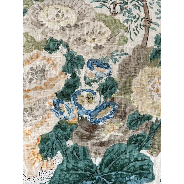 Lee Jofa Althea Citron Attributed to Lee Jofa 22” Feather/Down Pillow For Sale - Image 4 of 5