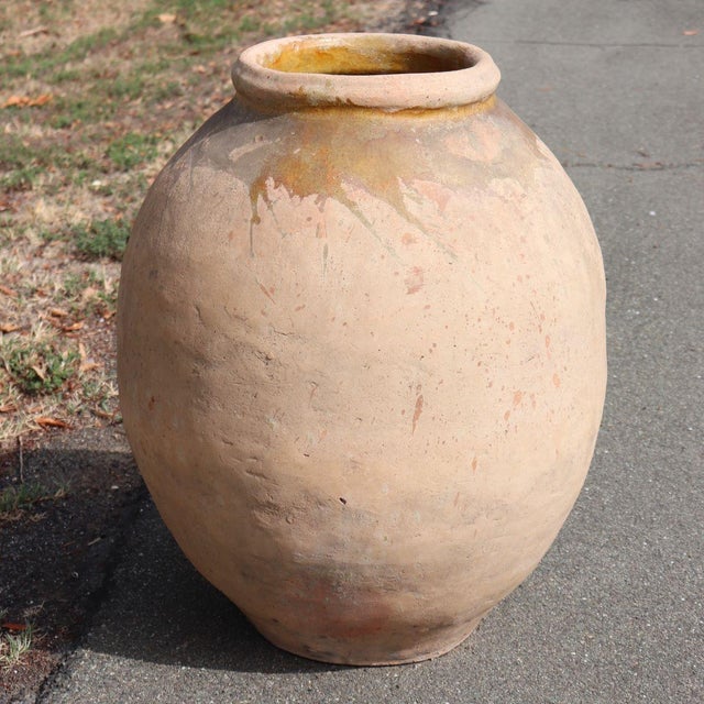 Tan Antique Tuscan Terracotta Jar, 1800s For Sale - Image 8 of 11