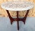 Harvey Probber Harvey Probber Onyx, Marble, Terrazzo and Walnut Side Table For Sale - Image 4 of 5