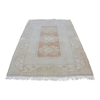 Oushak Oversize Vintage Rug For Sale