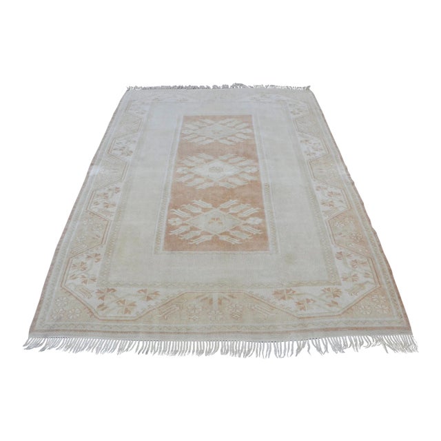 Oushak Oversize Vintage Rug For Sale