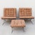 Metal Barcelona Lounge Chairs & Ottoman by Mies Van Der Rohe - 3 Pieces For Sale - Image 7 of 12