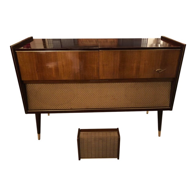 1950s Mid Century Modern Grundig Majestic Stereo Model So 132 For Sale